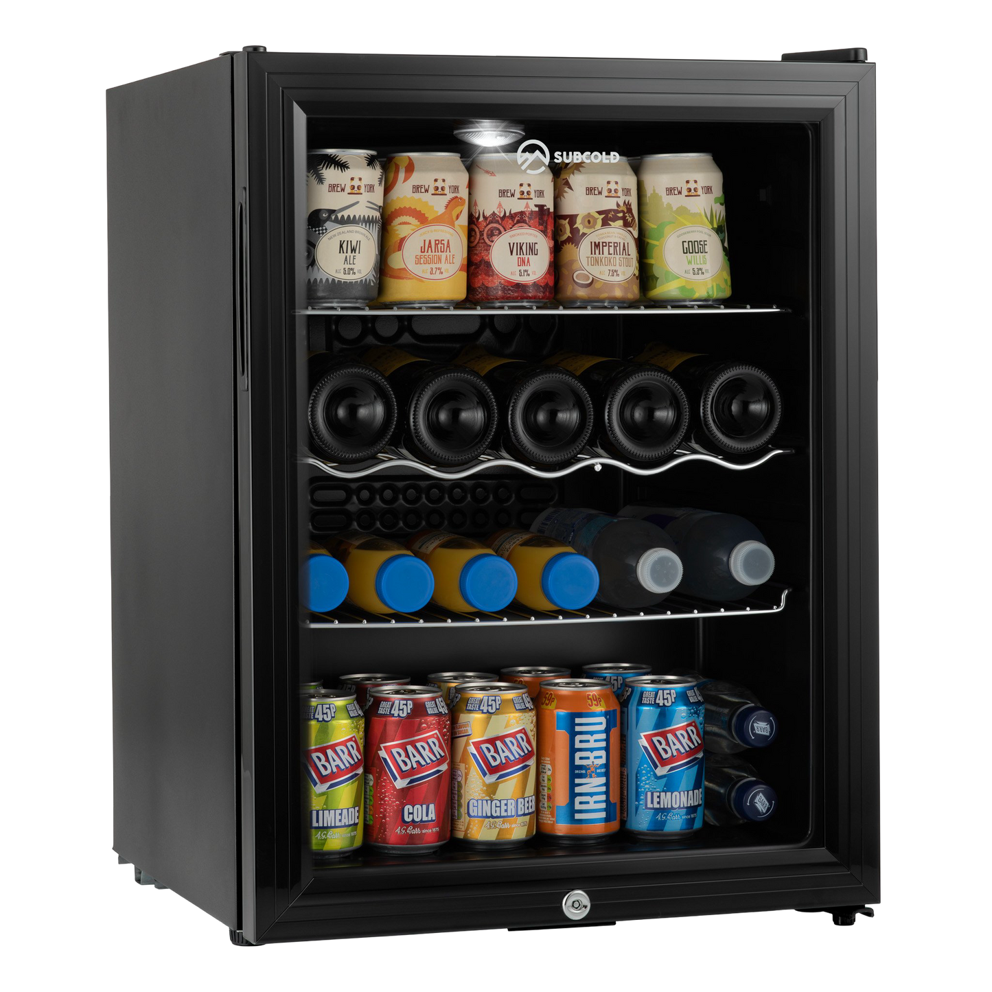 Subcold Super 65 LED Beer Fridge - Black | Refurbished