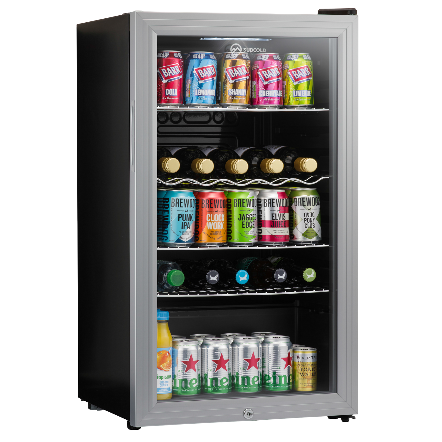 Subcold Super 85 LED Beer Fridge - Silver | Refurbished
