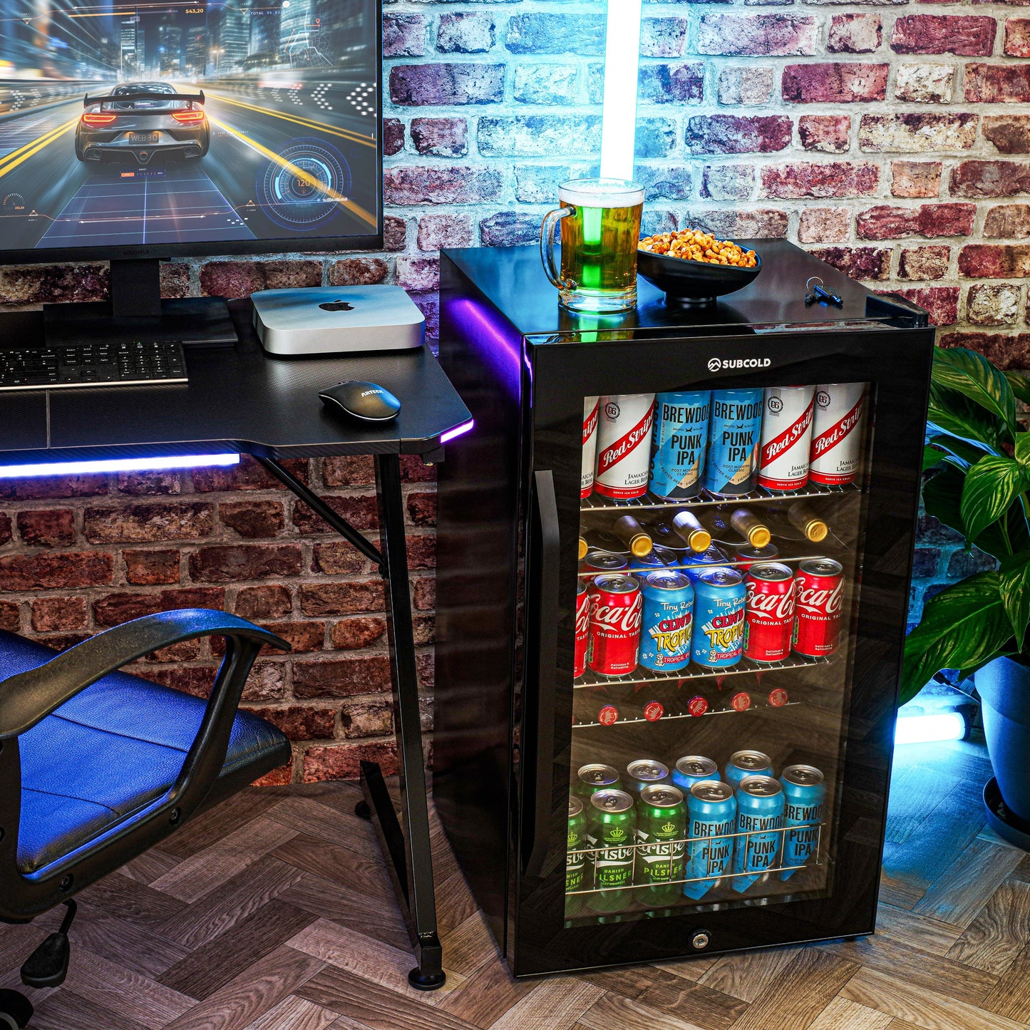 Subcold Ace 100 LED Touch Control Beer Fridge - Black | Refurbished