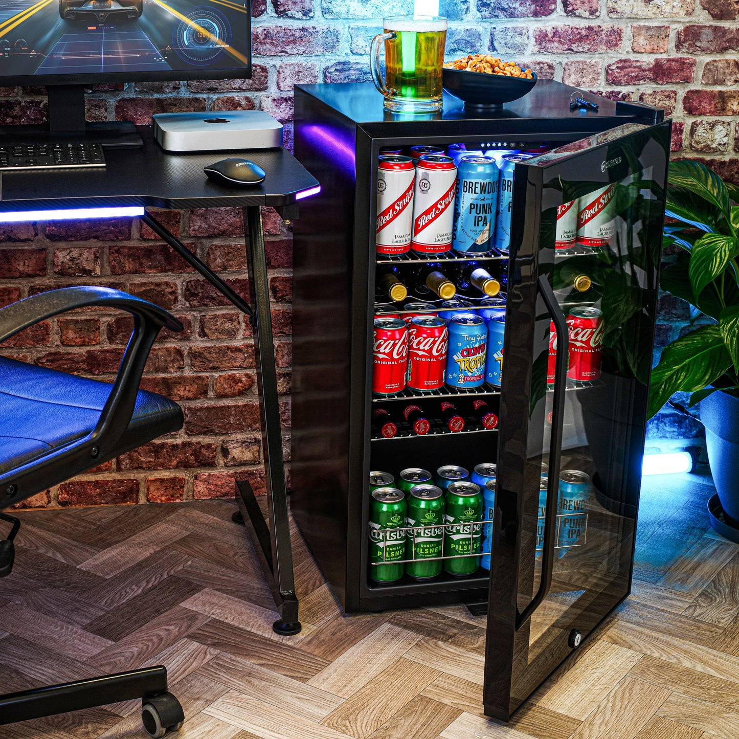Subcold Ace 100 LED Touch Control Beer Fridge - Black | Refurbished