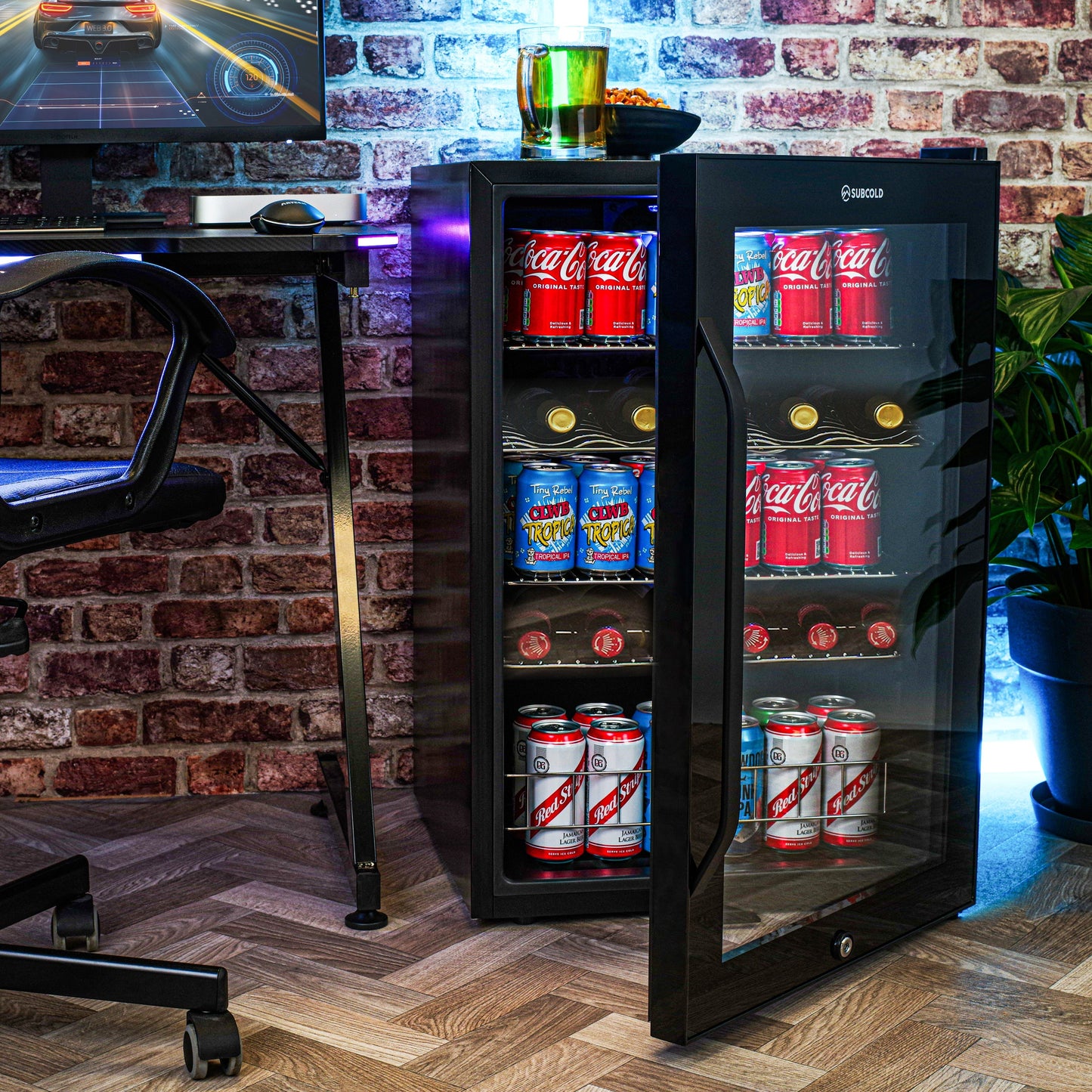 Subcold Ace 130 LED Touch Control Beer Fridge - Black | Refurbished