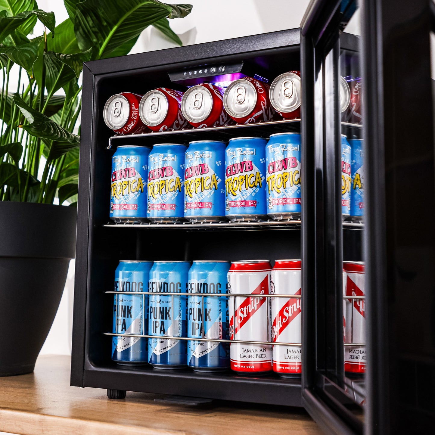 Subcold Ace 50 LED Touch Control Beer Fridge - Black | Refurbished