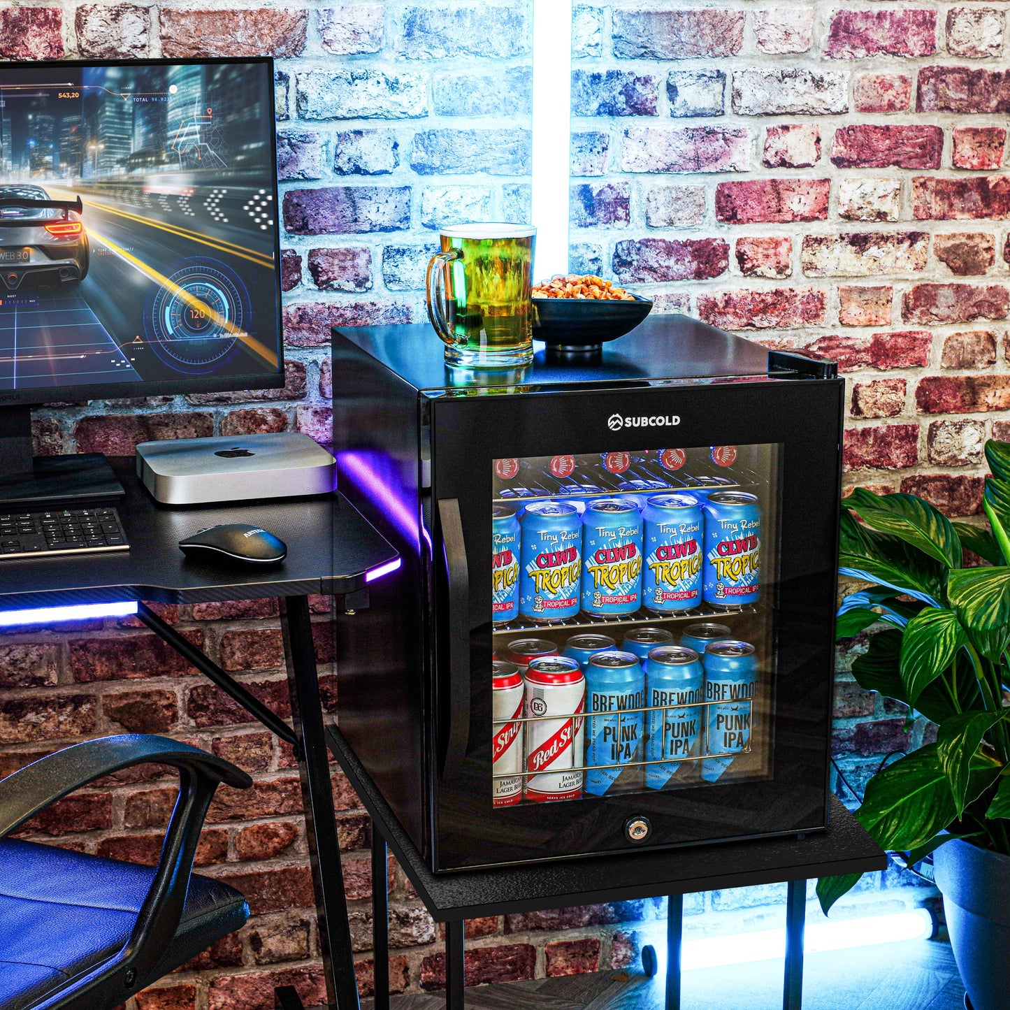 Subcold Ace 50 LED Touch Control Beer Fridge - Black | Refurbished