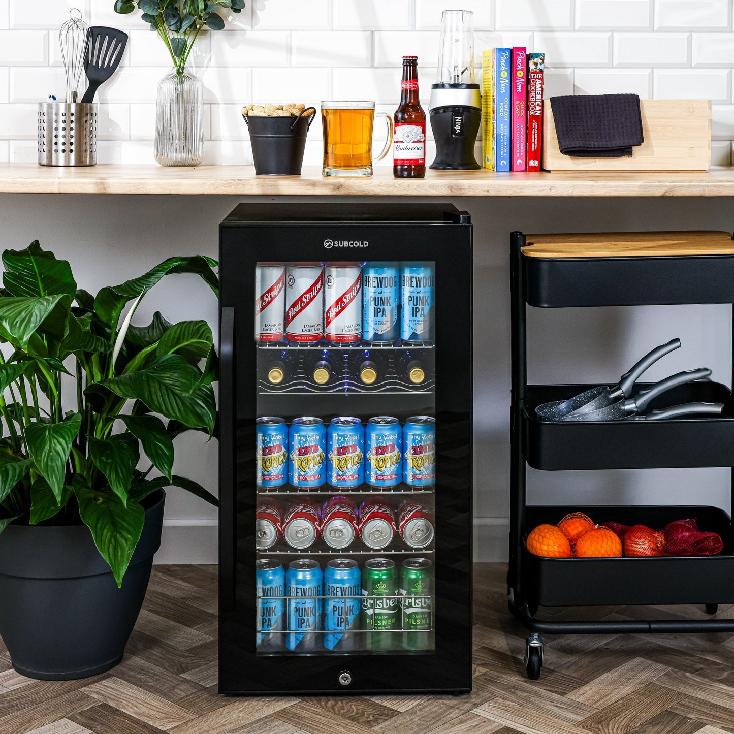 Subcold Ace 90 LED Touch Control Beer Fridge - Black | Refurbished