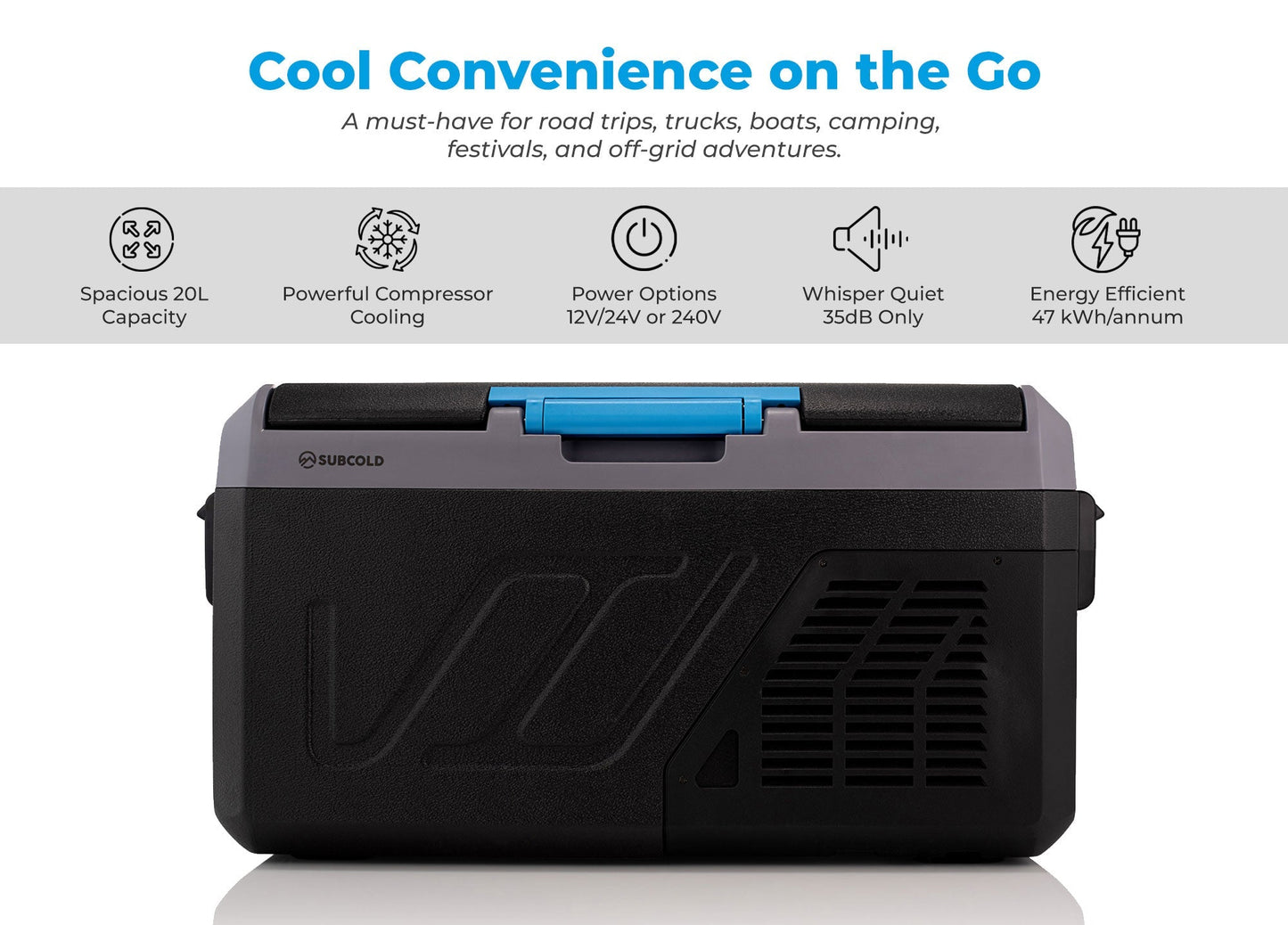 Subcold Trek20 Portable Car Fridge | Refurbished